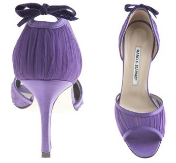 wedding shoes lilac